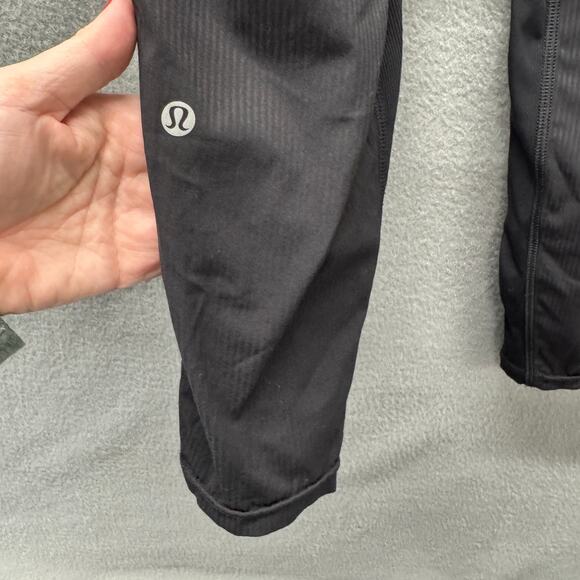 Lululemon Dance Studio Pants Womens 8 Black Cropped Activewear 25" Inseam - Picture 7 of 10